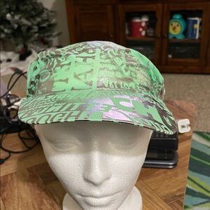 Green and Gray Graphic Cap